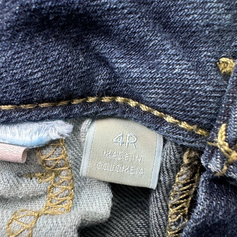 Michael Kors Jeans Women's 4 Bootcut Blue Faded Denim Dark Wash Classic - Picture 13 of 16